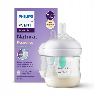 Philips Avent AirFree Fľaša SCY670/01 s antikolikovým krytom 125 ml